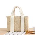 Sac de Plage Tressé – Élégance Naturelle & Style Estival
