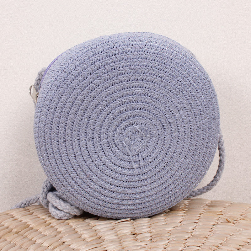 Mini Sac Rond Bohème Chic - L'Accessoire Tendance Été