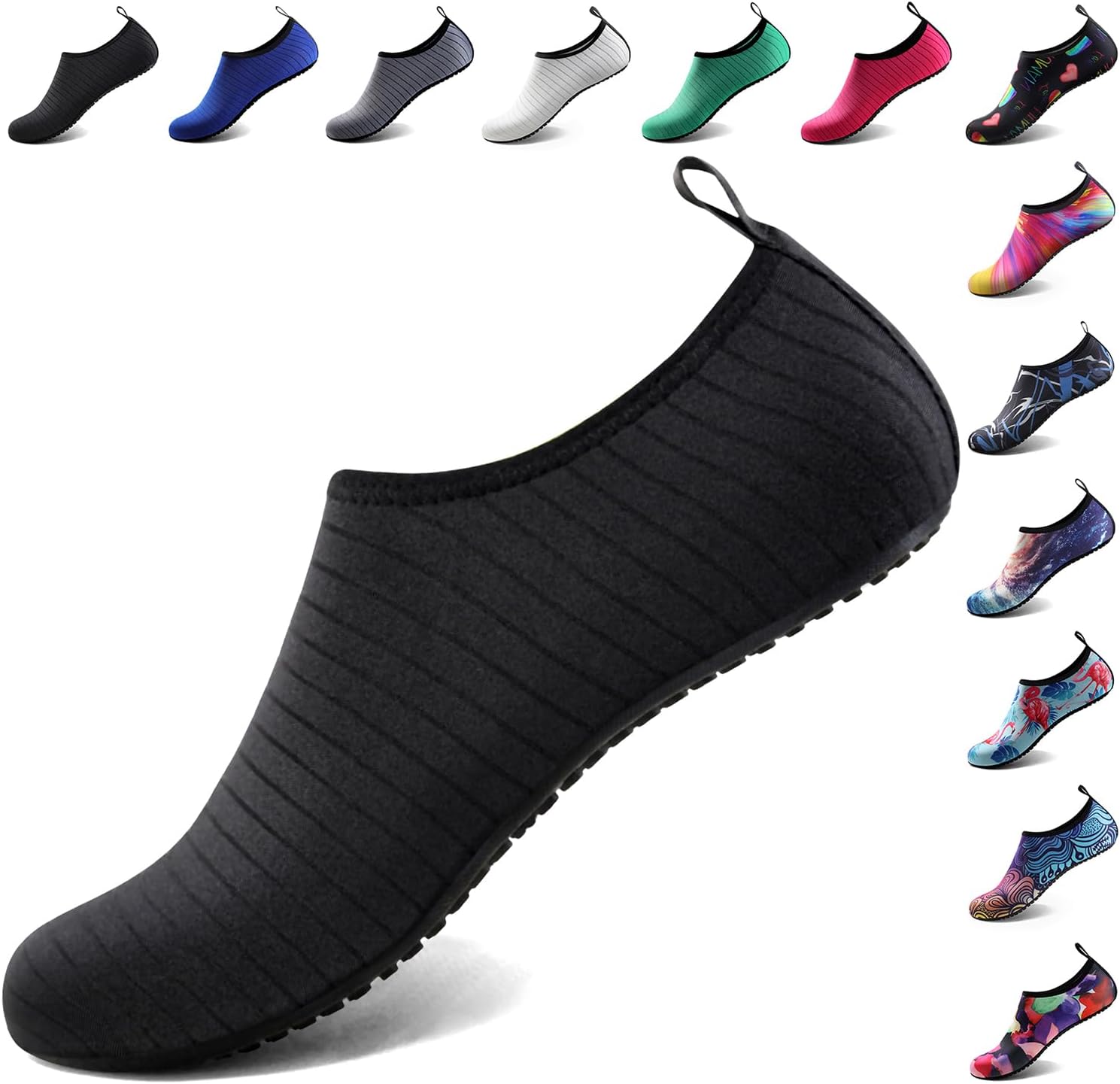 Water Shoes for Women and Men Quick-Dry Aqua Socks Swim Beach Barefoot | Yoga Wear Sport Accessories Pool Camping Must Haves River Hiking Youth Adult