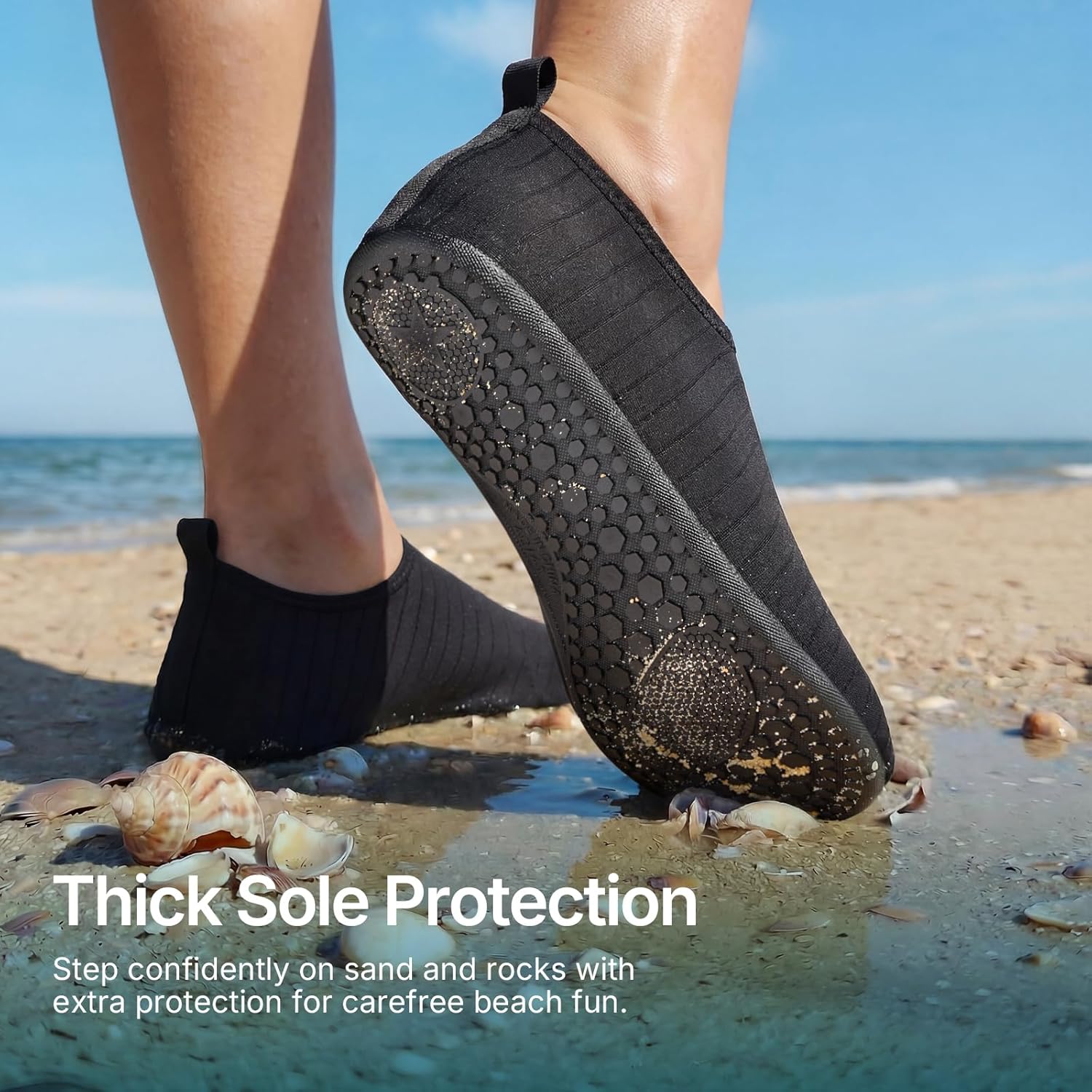 Water Shoes for Women and Men Quick-Dry Aqua Socks Swim Beach Barefoot | Yoga Wear Sport Accessories Pool Camping Must Haves River Hiking Youth Adult