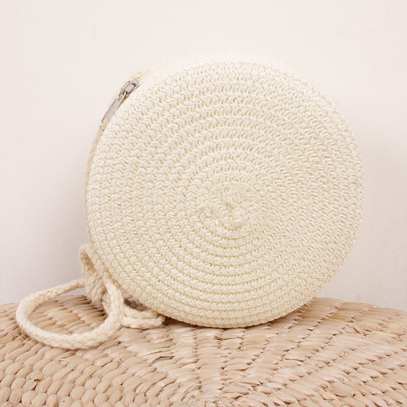 Mini Sac Rond Bohème Chic - L'Accessoire Tendance Été