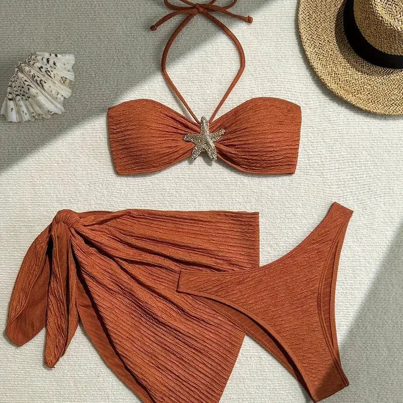 Riviera Star – 3-Piece Bikini Set