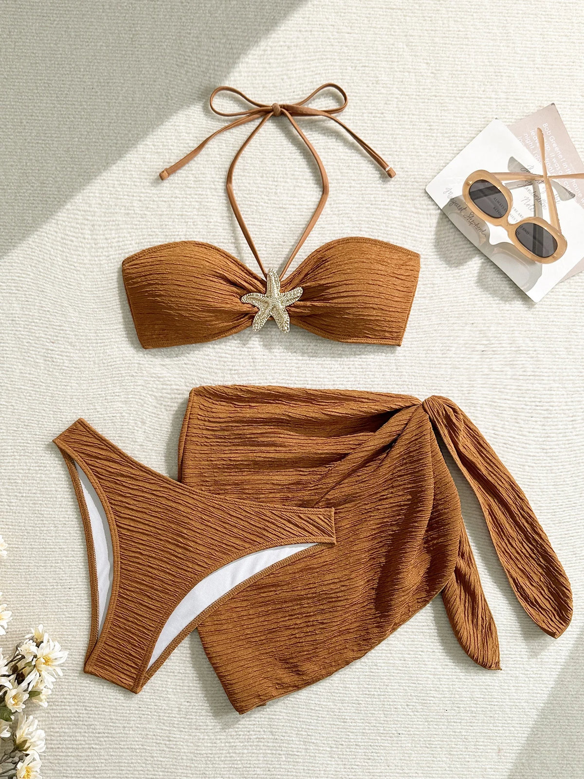 Riviera Star – 3-Piece Bikini Set