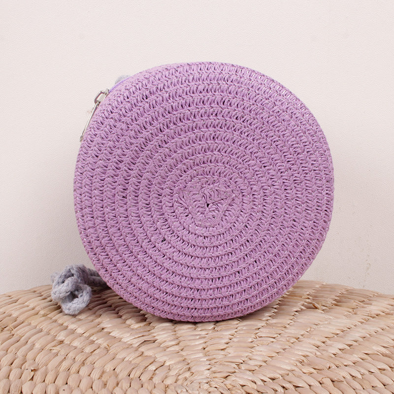 Mini Sac Rond Bohème Chic - L'Accessoire Tendance Été