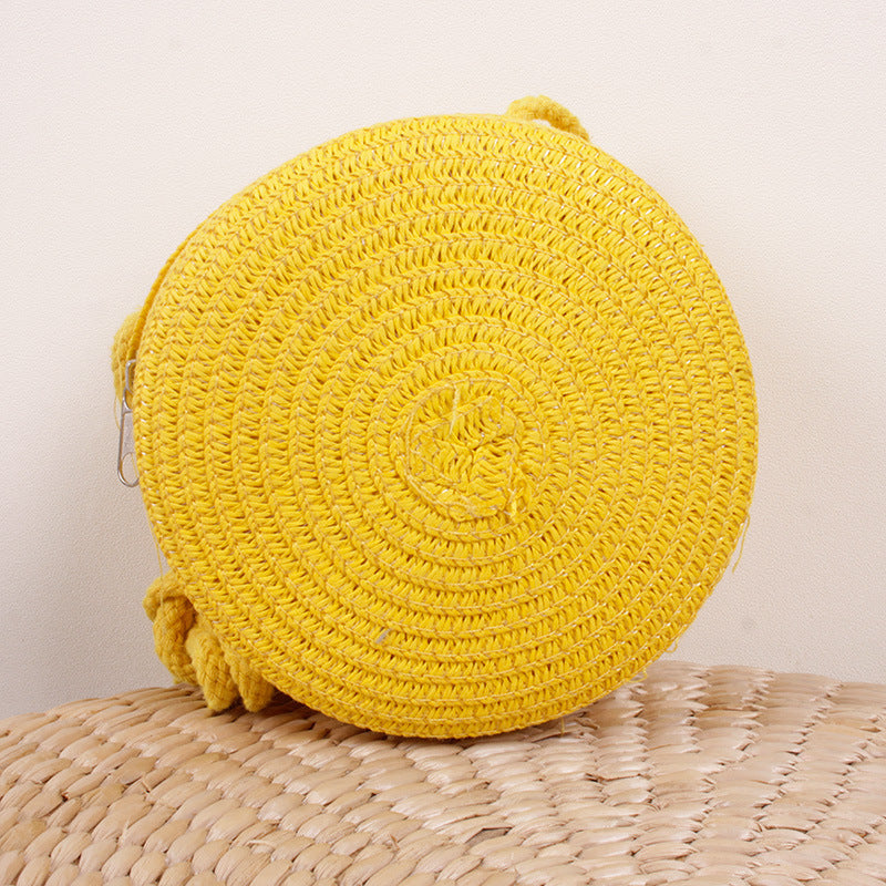 Mini Sac Rond Bohème Chic - L'Accessoire Tendance Été